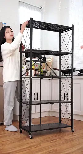 Kệ Bếp Gấp Gọn 4-5 Tầng Có Bánh Xe Ko Cần Lắp Gép ,Chất Liệu Thép Sơn Tĩnh Điện Cao Cấp ,Đa Năng Tiện Dụng#dogiadungtienich #hot #thinhhanhtiktok #hottrend #thinhhanh #thinhhanhxuhuong #xuhuong #xuhuongtiktok #lenxuhuong 