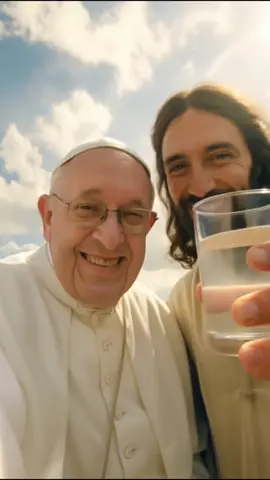 el Papa Francisco volando en el cielo con Nuestro señor Jesús #papafrancisco #muereelpápafrancisco #pápa #jesus #jesucristo #cristo #elcielo #dios #fyp #videosvirales 
