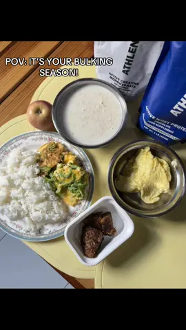 first meal of the day!!🤙💪 #fyp #nutrition #macros #bulkingseason #gym 