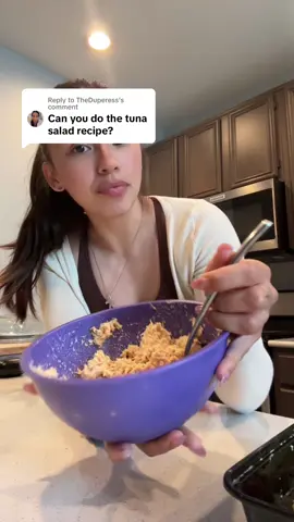 Replying to @TheDuperess tuna salad recipe ✨ keeping it simple always. i personally don’t like adding celery and onions but to each there own 🫶🏻 enjoy 