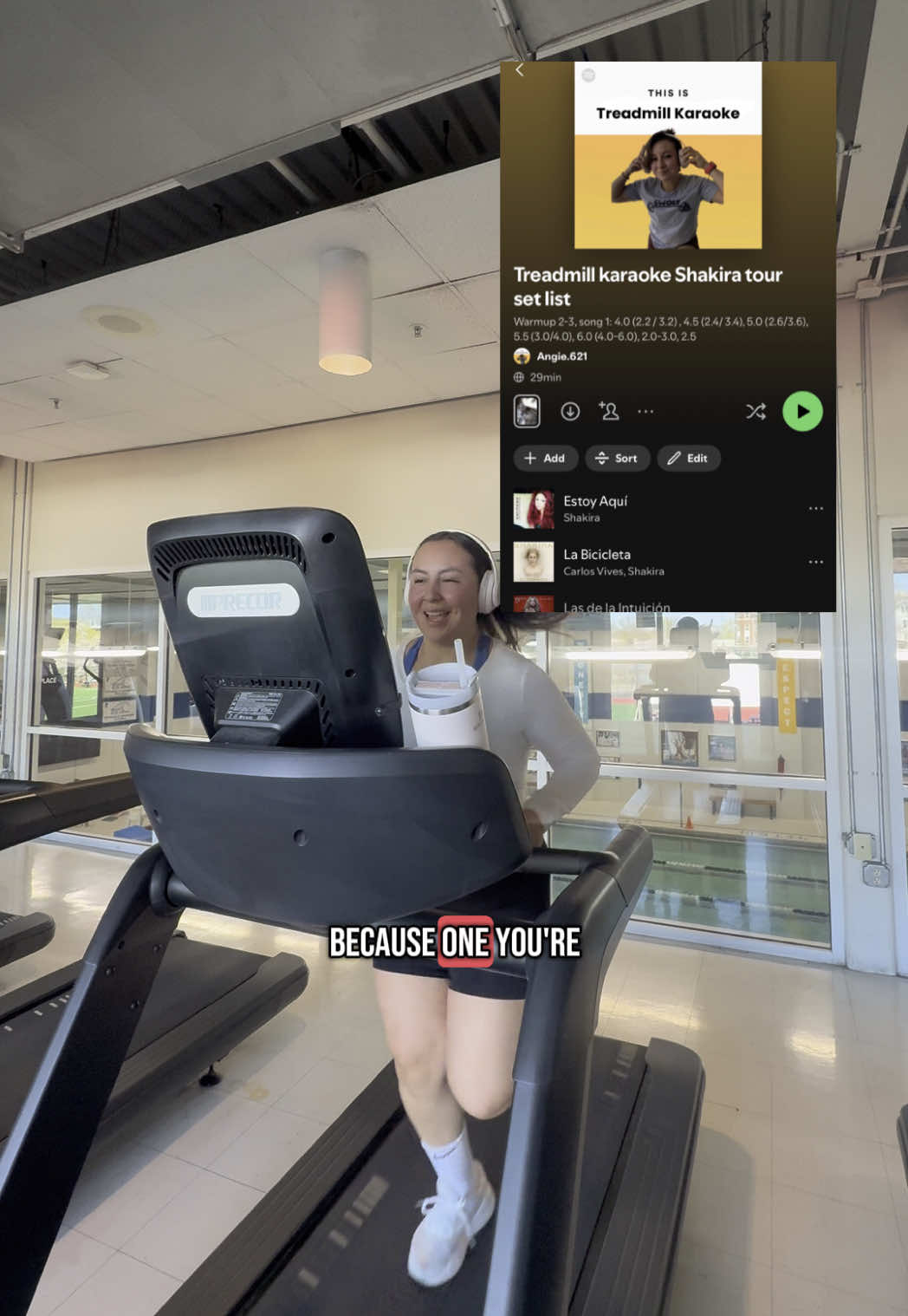 Who’s going to Shakira’s #lasmujeresyanolloran tour ?? It starts in two weeks let’s get ready !! And yes I’ll be dropping the #treadmillkaraoke video soon 😗 