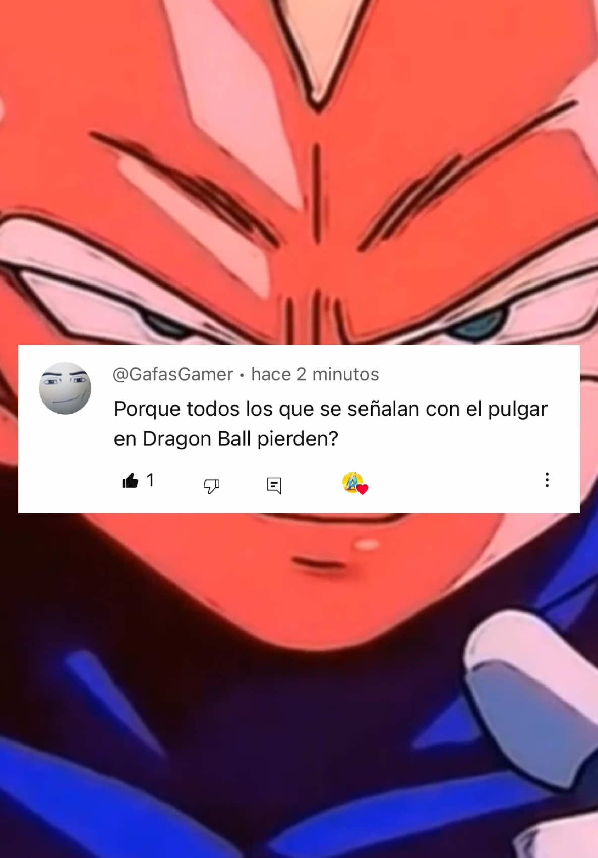 La seña con el Pulgar en Dragon Ball