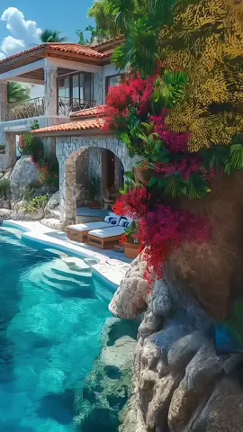 The ocean is so peaceful 🌊✨ #homeinspo #luxuryhomes #beachhouse #viral #oceanfrontproperty 