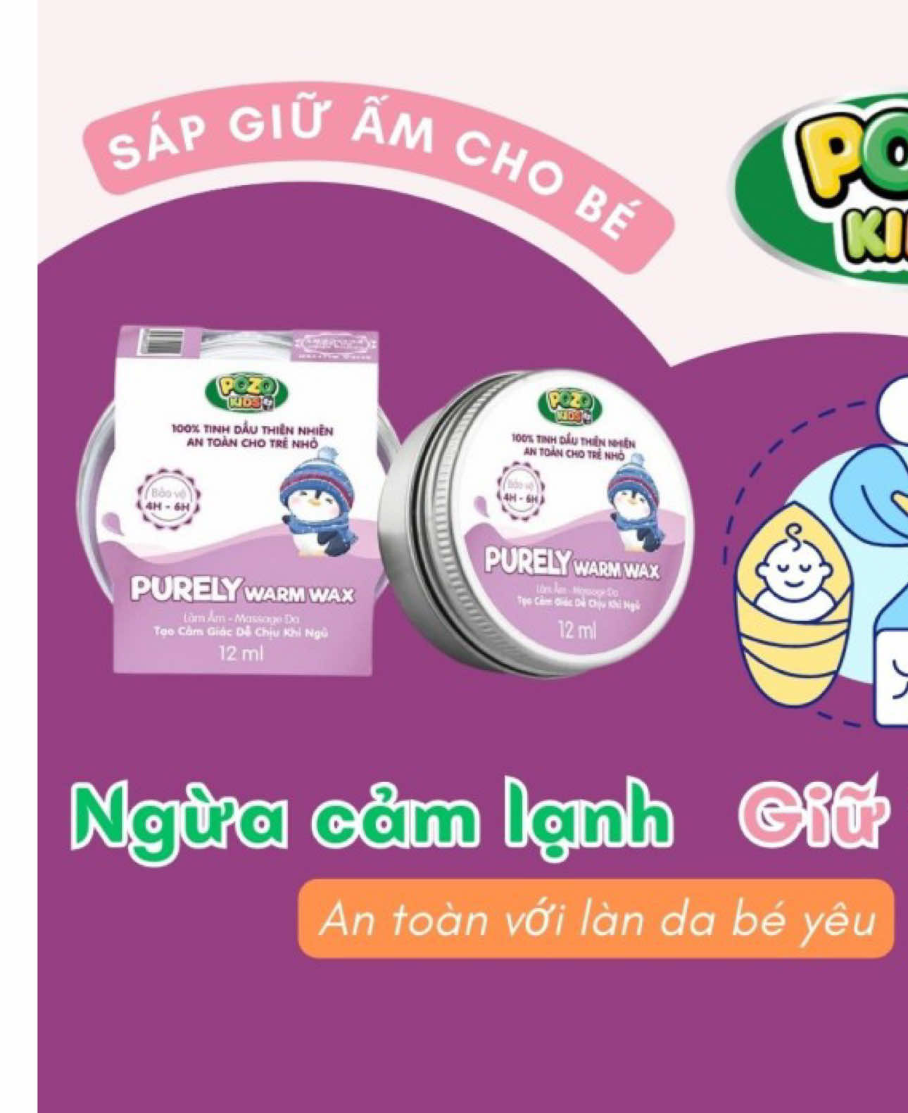 Nằm điều hoà thì không thể thiếu em sáp giữ ấm này được nha các mẹ ơiii. Bé nhà tui trộm vía nằm điều hoà khoẻ re à  #sapamdieuhoa #sapamdieuhoapozo #sapgiuampozo #khutkhit #bebikhutkhit #somui 