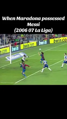 When Messi scored a goal with his hand. In a 2007 match between Barcelona and Espanyol, Lionel Messi scored a goal that was widely considered a 