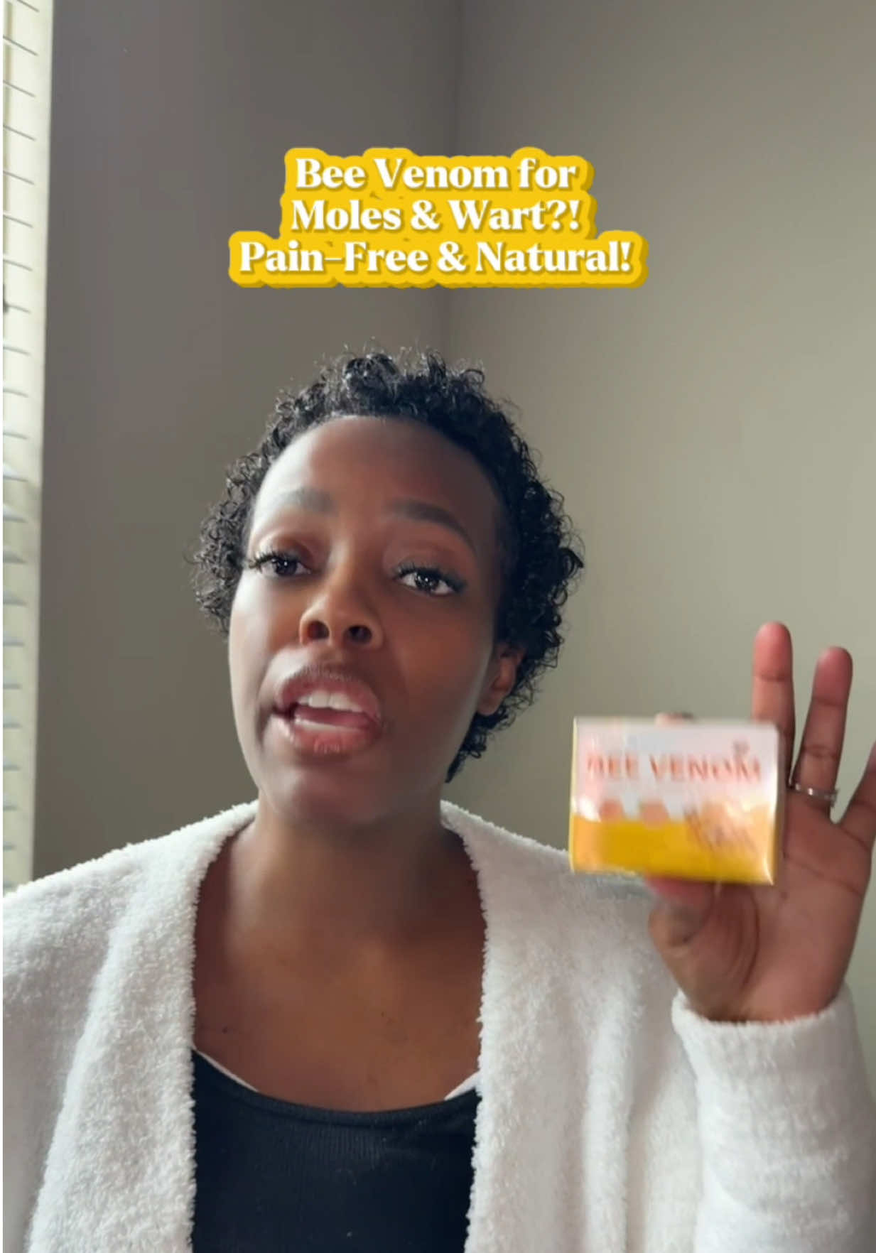 Tried everything for moles or warts? This bee venom cream is a game changer #beevenomskincare #moleremoval #wartremoval #tiktokshop 
