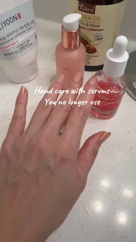 #creatorsearchinsights #skincare #handcare #serums #dryhands #jojobaoil #koreanskincare 