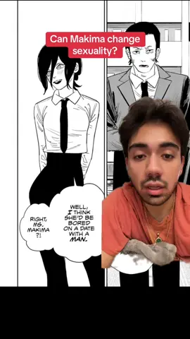 Personally I think she can, but whether Reze is “naturally” bi is still debated and up to reader interpretation #makima #reze #csm #chainsawman #anime 