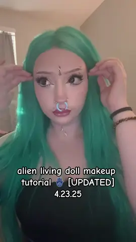 HIIII this is so long overdue lol so ya for eyebrows and powder placement check the makeup tut playlist on my page 💜💜 #makeuptut #livingdoll #makeup #dollymakeup #mermaid #tumblrgirl #seapunk #tumblr #2014 #2014tumblr #pastelgoth #fyp 