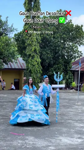 Gaun Buatan Desain ❌ Gaun Daur Ulang ✅  