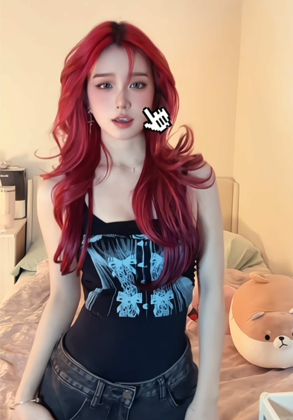 me 🤝 my aunts music taste #dance #redhair #OOTD #chinese 
