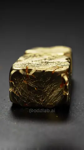 Smashing a gold nugget with a hammer #oddlabai #oddlysatisfying #gold #relax #satisfying #hammer 
