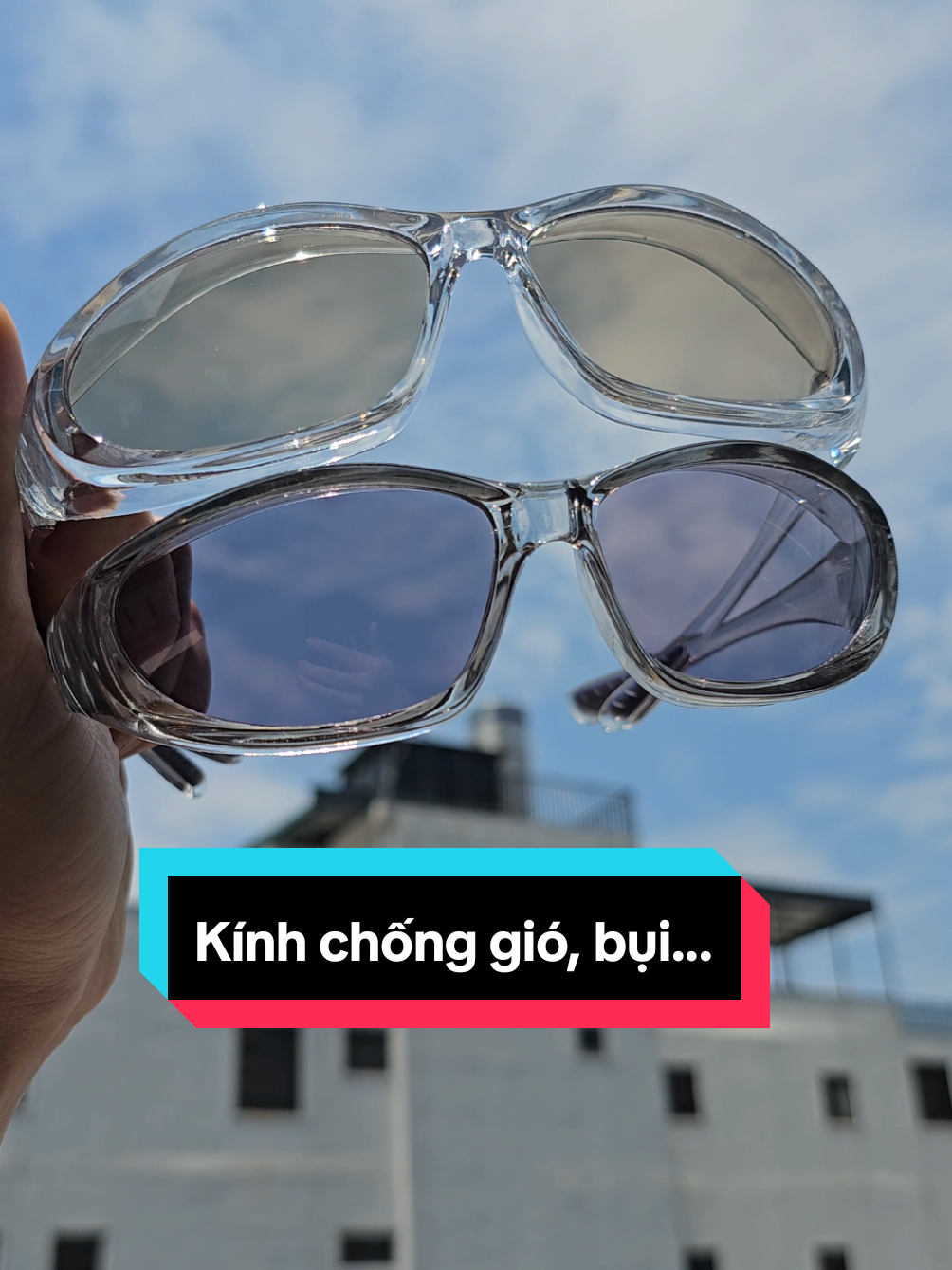Kính chống bụi, gió, tia cực tím, tia UV #kinhmat #kinhmatthoitrang #kinhchongbui 