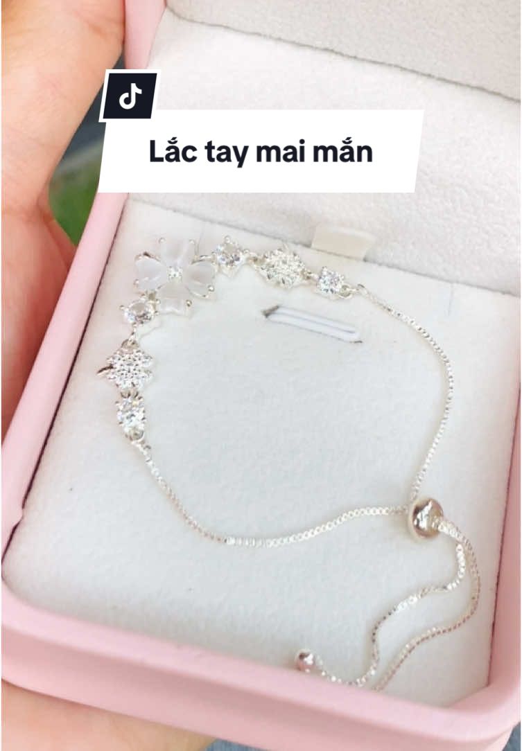 Lắc tay cỏ 4 lá mai mắn #Shopminhottrend #mintrangsuc #nutrang #trangsucbac #lắctay #lactayco4la 