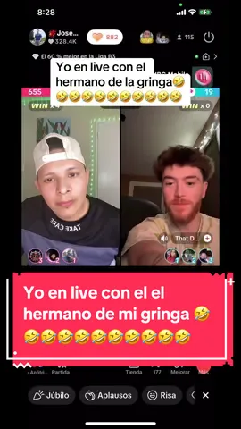 Yo en live con el hermano de mi gringa 😂#fypシ゚viral #viral #fypシ #humor #fyppppppppppppppppppppppp #parati 