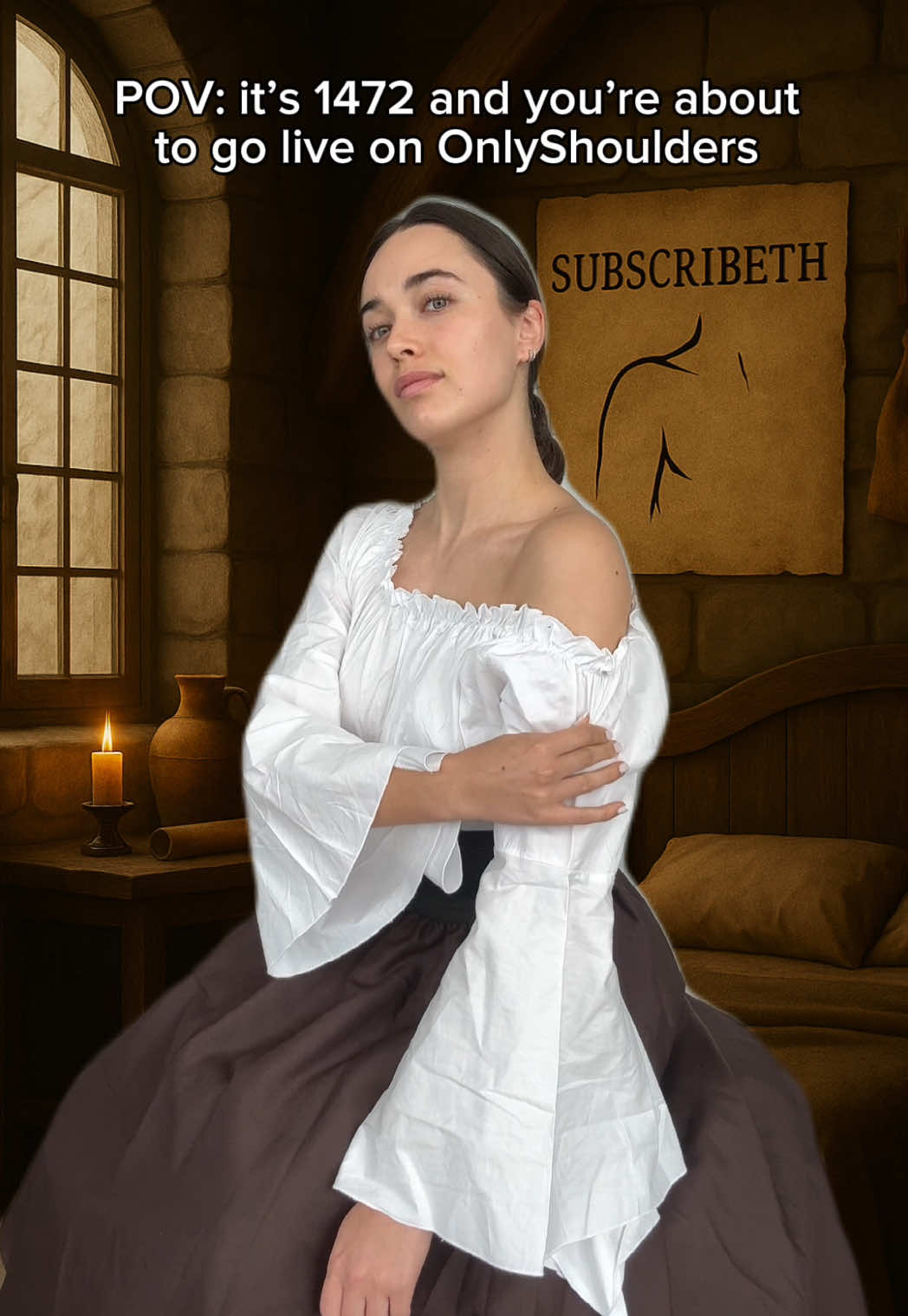 Subscribeth for uncensored clavicle #medievaltiktok #bardcore #meme 