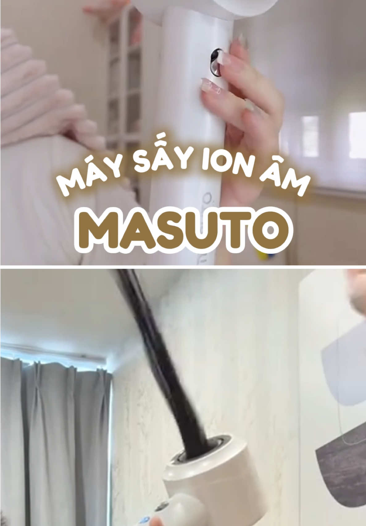 Máy sấy tóc ion âm Masuto giúp tóc mềm mượt, sấy nhanh khô. Rinh ngay về đi chị em ơii #masuto #maysaytoc #maysayionam #maysaymasuto 