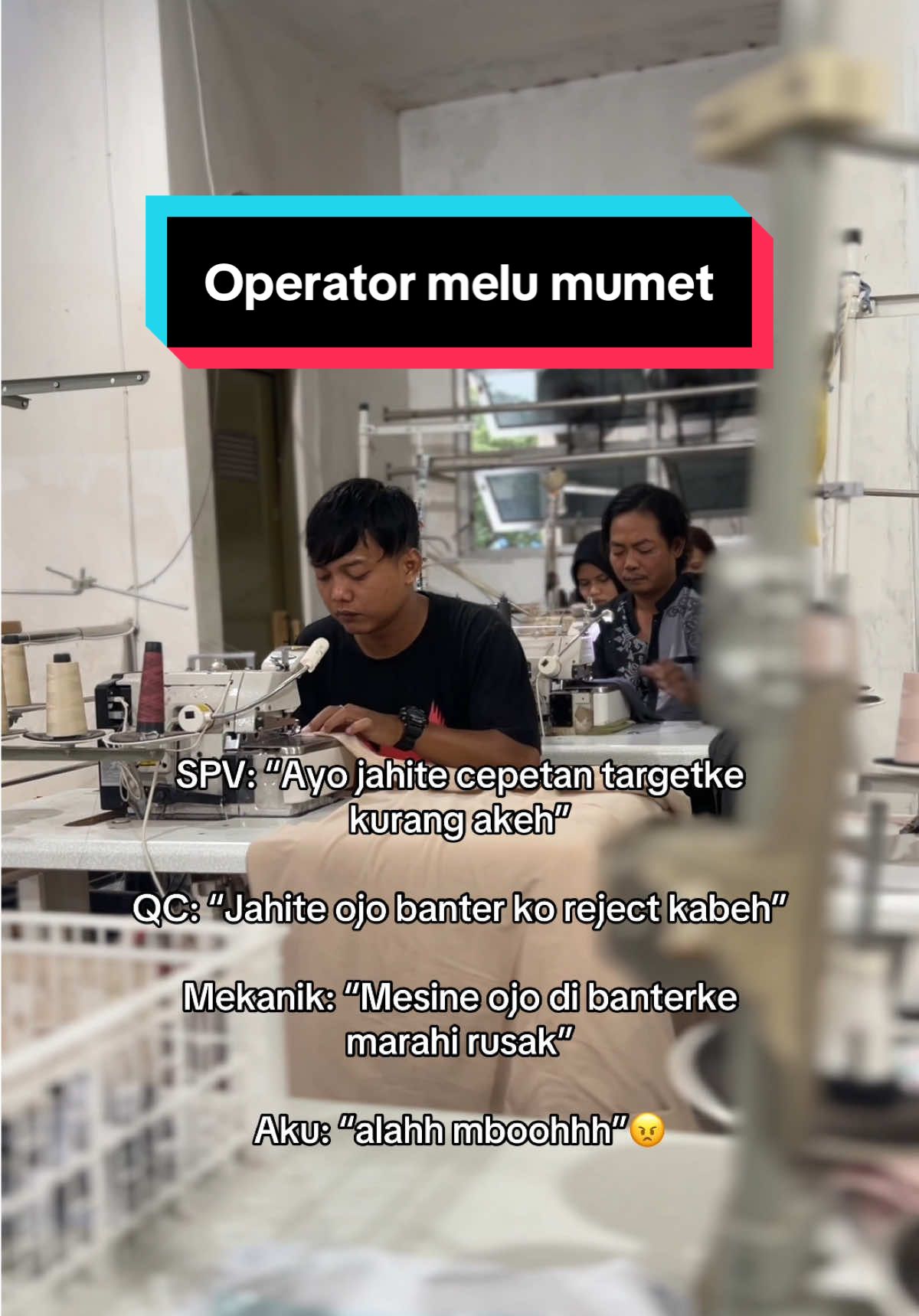 Sesuai kepercayaan masing-masing 🫠🙏 #relateable #karyawanpabrik #pabrik #garment #factory #crucilindonesia #sewing 