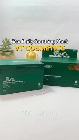 Những ngày da cần phục hồi thì sự lựa chọn của mình luôn là em mask CiCa của @vt_cosmetics.vn.#trinhriviu #vtcosmetics #vtcosmeticsvn #cicaxhyalon #mask #sheetmask #matna #cica #skincare #goclamdep #review #fyp 