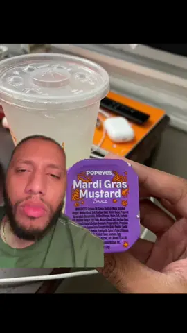 @Popeyes ❗️#popeyes #mardigras #neworleans #sauce #saucegod #mustard 