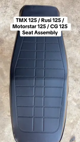 CSL TMX 125 / RUSI 125 / MOTORSTAR 125 / CG 125 SEAT ASSEMBLY MOTORCYCLE PARTS PLASTIC FRAME JAPAN QUALITY COMFORTABLE MOTORCYCLE SEAT #csl #CSL #moto #motorcycle #MOTORCYCLEPARTS 