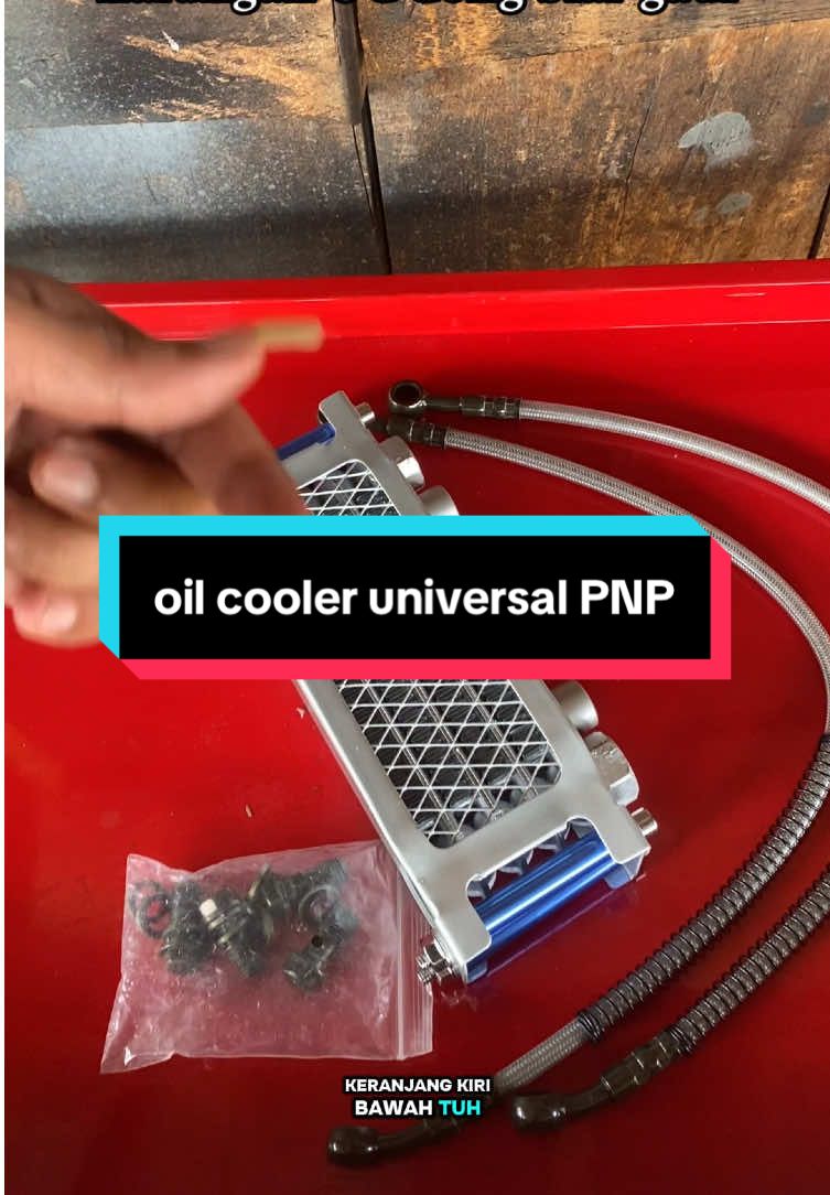 oil cooler universal bisa buat semua motor maupun mobil, gausah kemana mana kita readykan di sini ya #oilcooler #oilcollermotor #oilcooleruniversal 