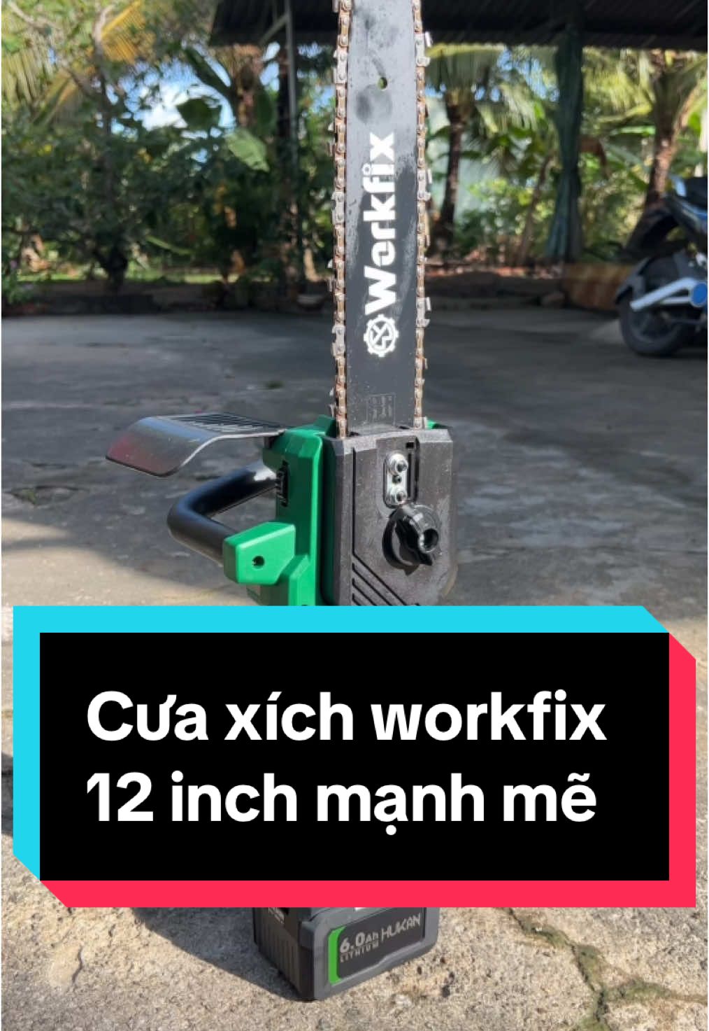 Cưa pin 12 inch công suất 850w, cắt gỗ to mượt mà, động cơ không chổi than mạnh mẽ #cuaxich12inch #cuaxichworkfix #cuaxichpin #brushlessmotor #workfix #xuhuong #viral 