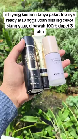 dapet setting spray, primer, sama foundation yaa #foundation #cuantiktok #settingspray #yessica 