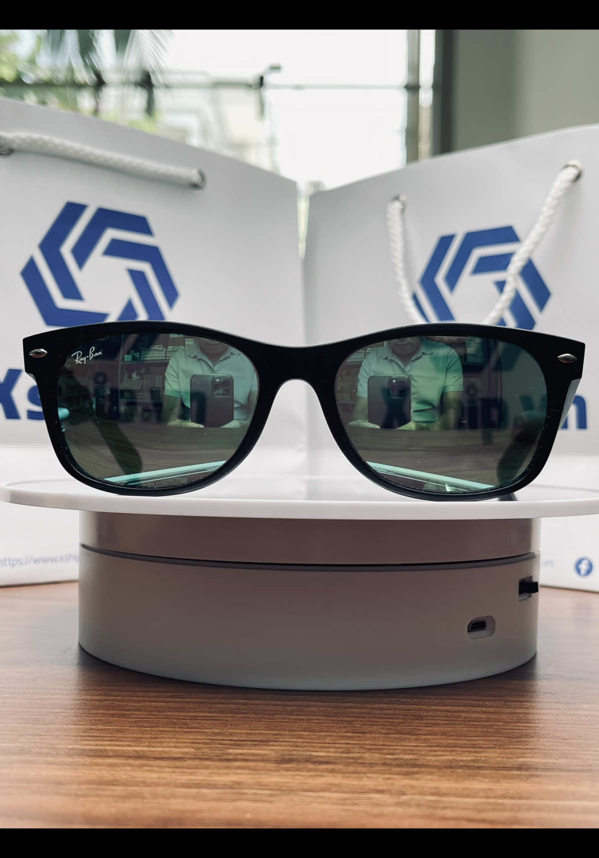 Ray Ban New Wayfarer Flash RB2132 622/19 55-18