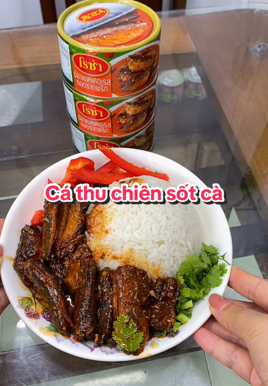 Không nghĩ là nó ngon vậy #cathusotcachua #cathuchiensotchuacay #cahopthailan #anvat #ancungtiktok #bonganvat 