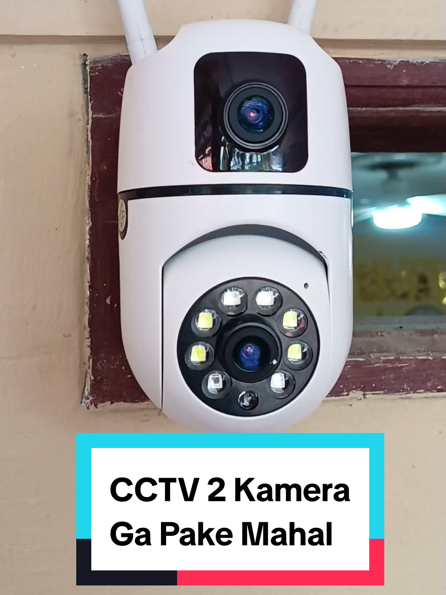 CCTV V380 Pro Outdoor Wifi 2 Lensa Kamera Anti Air Pantau Lewat HP Jarak Jauh #cctv #cctvpantaulewathp  #cctvoutdoor  #cctvantiair #cctvv380pro 