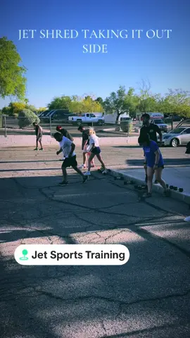 Taking advantage of the summer breeze 🌞⛅️ Coach Evan is the best!!  This Jet Shred class is for adults looking to take charge of their fitness goals!!  📍Tucson, AZ 📱520-954-0023 #jetshred #GymTok #Fitness #arizona #outside