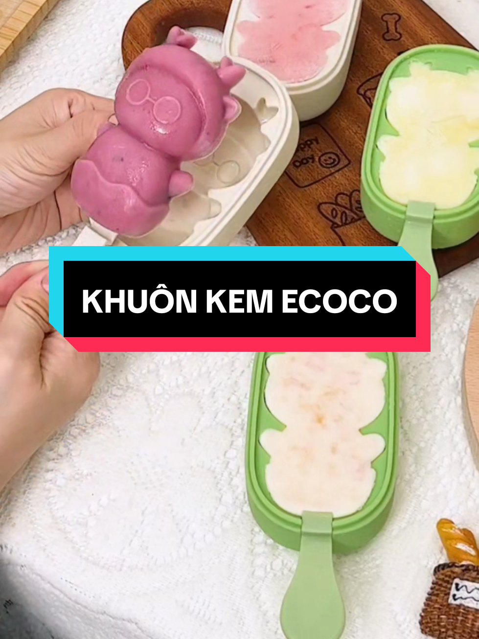 ✨Khuôn làm kem, khay làm thạch ECOCO silicon hình rồng cho bé, an toàn sức khỏe 24023✨ #khuonkemecoco #khuonkemsilicon #ecoco #khuonkem 