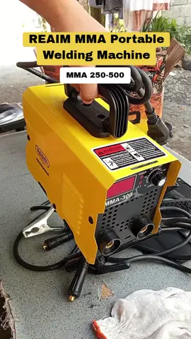 REAIM MMA Portable welding machine. Sobrang tipid sa kuryente at sobrang dali rin nitong gamitin. #reaimweldingmachine #inverterweldingmachine #portableweldingmachine #weldingmachine #welding 