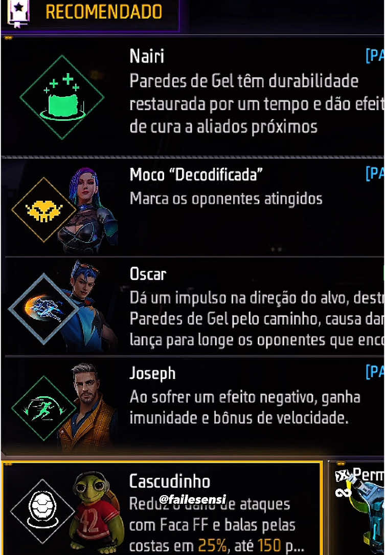 Testei o Novo Personagem do Free Fire - Oscar 🔥 #freefire #freefirenews #freefirebrasil #personagemfreefire #sensibilidadefreefire 