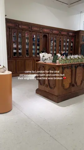 to make things worse the online selection is so much more limited than what they have in person  #creatorsearchinsights #officineuniversellebuly #customlipbalm #selfridgeslondon 