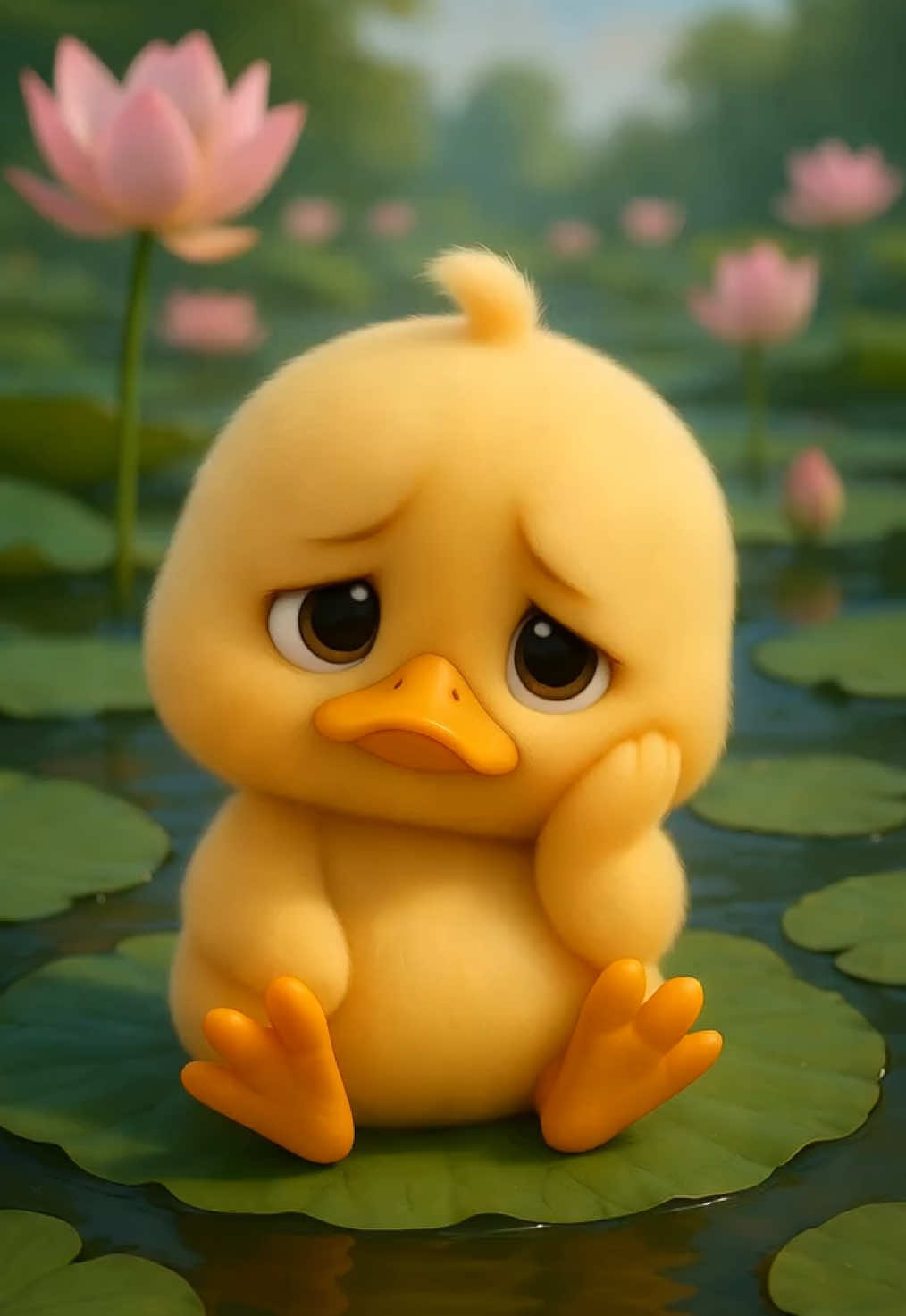 Sad Duckling #cartoon #Beautiful #animals #cute 