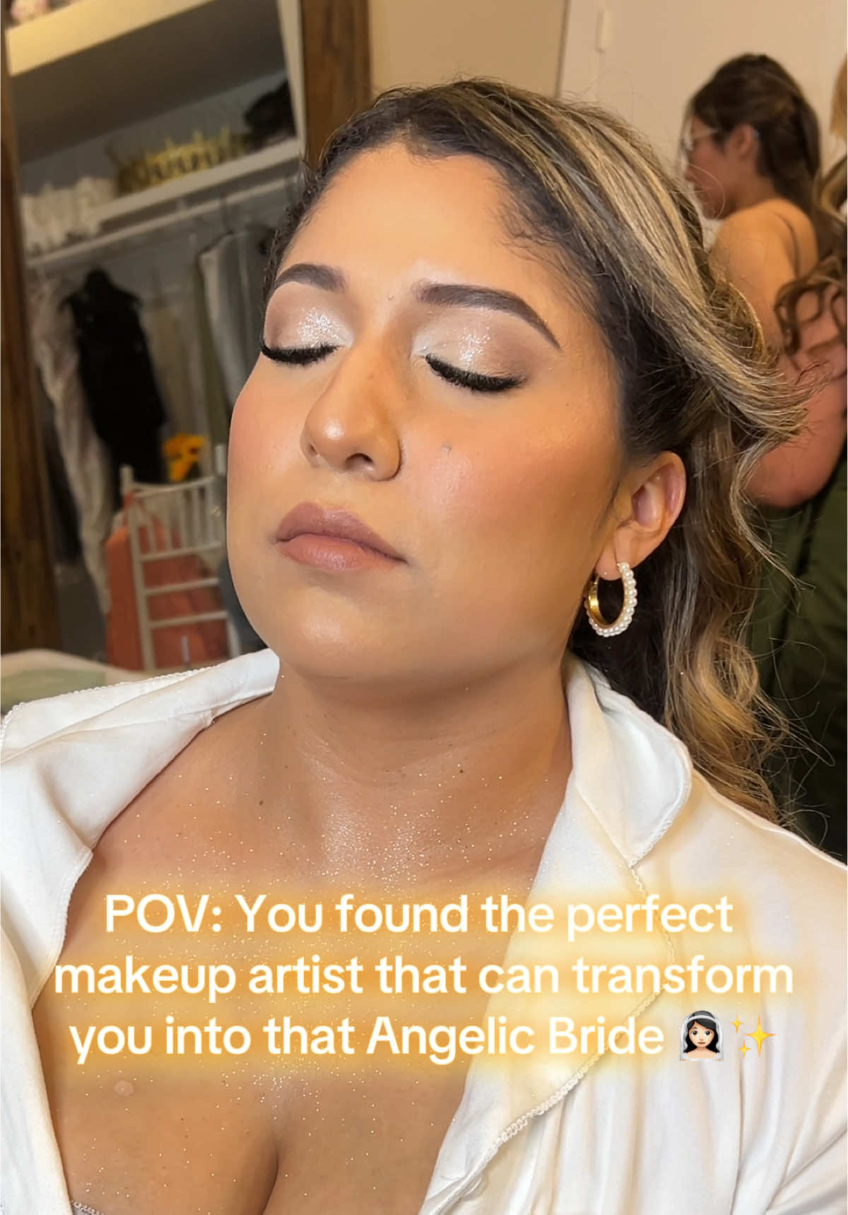 Watch as I transform this beauty into a heavenly bride! 💖✨