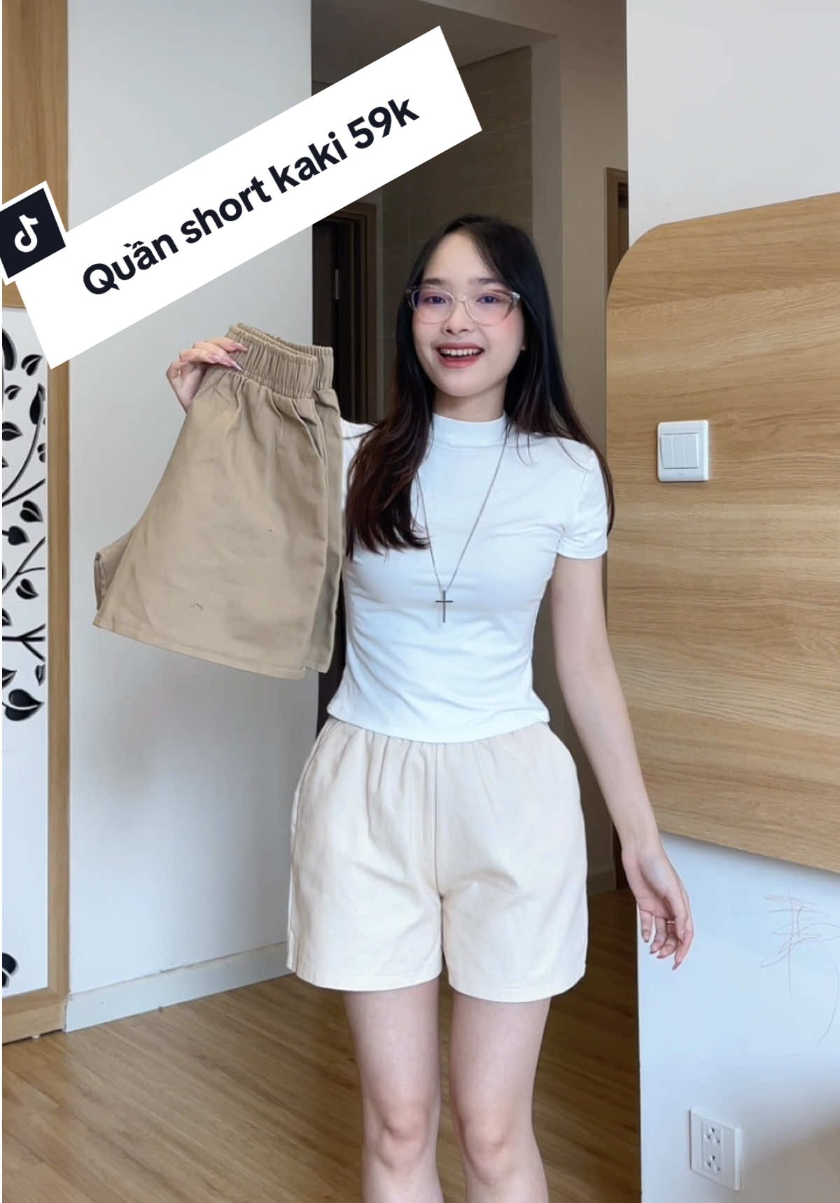 Quần shoart kaki hottrend #hiennguyen666666 #thoitrangnu #quanshortnu #quanshortkaki #xuhuong 