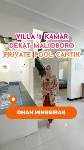 Villa 3 kamar AC dekat Malioboro, private pool cantik. Harganya? bikin Simbok mau nginep seminggu 😃 #fyp #jogjasahaja #liburanhemat #wisatajogja #guesthousejogja #homestayjogja #villajogjaprivatepool  #penginapanmurah #penginapanjogja #staycationjogja #tiktoktravel 