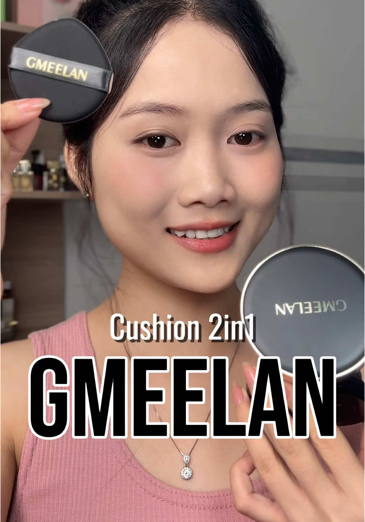 Cushion Gmeelan 5 trong 1 quá tiện lợi khi cần makeup nhanh gọn #gmeelanvn #phannuoc #cushion #phannen #goclamdep #review #nguyenngocmo
