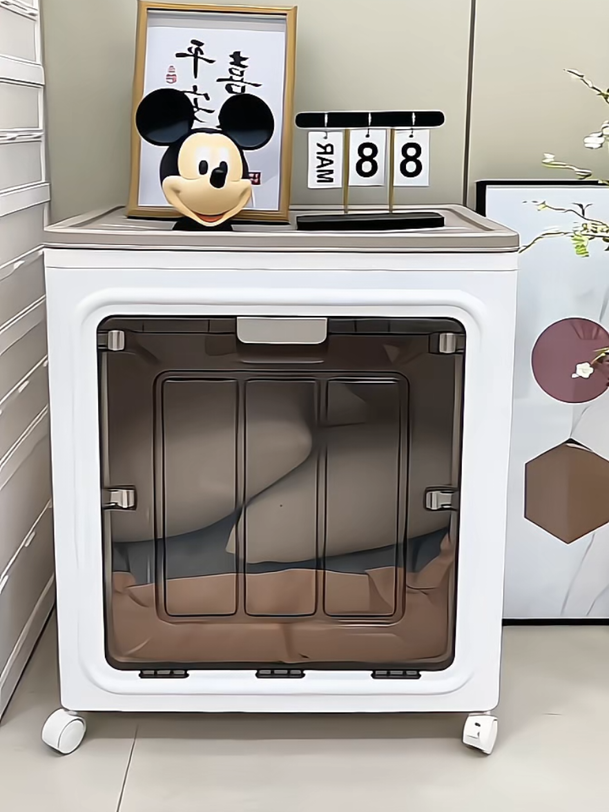 Hộp đựng đồ đa năng gấp gọn không ngăn có nắp đậy, 2 cách đóng mở tiện lợi-! #hopdungdo#hopdungdodanang#hopdungdogapgon#hopdungquanao#hopdungchanman#hopnhua#dodungtienich#giadungtienich