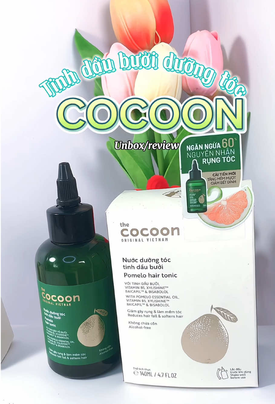 Nước dưỡng tóc tinh dầu bưởi Cocoon ✨✨✨ #cocoonvietnam #tinhdaubuoicocoon #cocoon #xuhuong #tiktok 