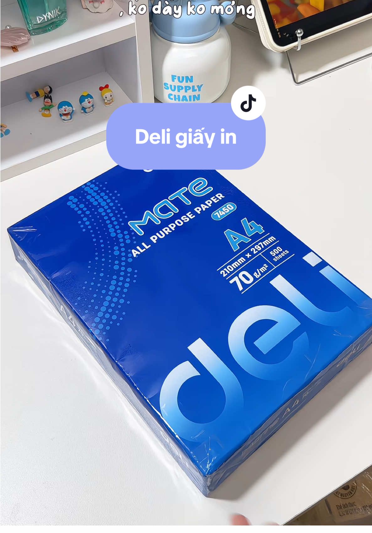 Giấy in deli xấp 500 tờ #fyb #4u #giayin #giaydeli 