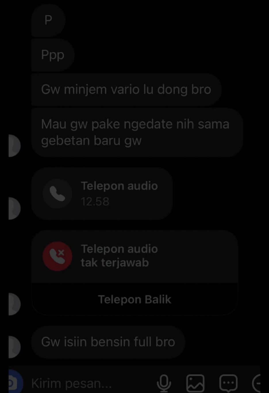 bukan gamau minjemin, tapi ntar malah gw yg dikira ganti