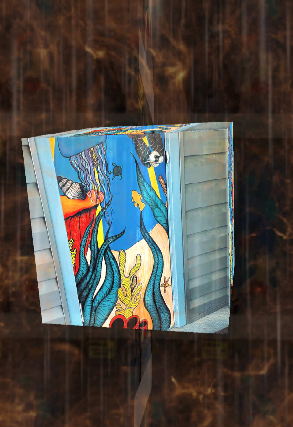 Day I don’t even know anymore #colors #paint #painting #mural #sea #seaturtle #door #sealife #loveanimals #paintforlife #art #artist #artistsoftiktok #like #follow #add #seastheday #ArtByLunytunes 