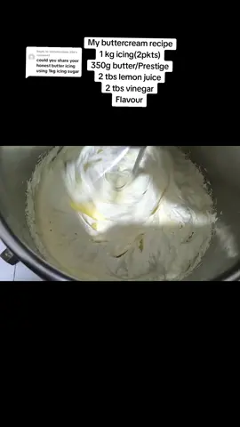 Replying to @timtumusiime.256 . Buttercream recipe #hairahsweetcakes 0771443486 #foryoupage❤️❤️  #fyp 