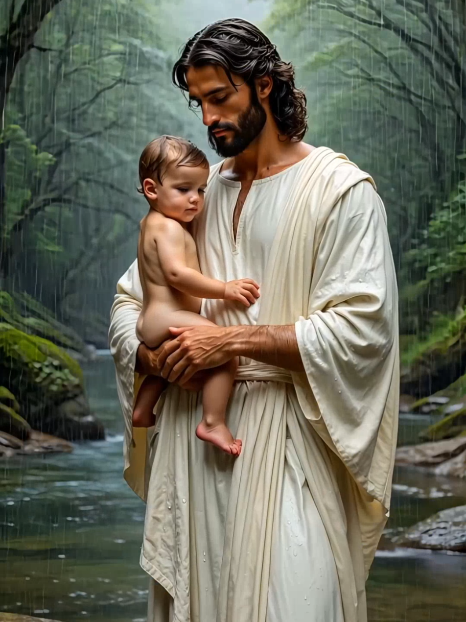 Jesus ist King #jesus #viral #rain #baby #trust #forest #water #fyp #explore #reels #amen #trends #fy #foryou #foruyou #viralvideos 
