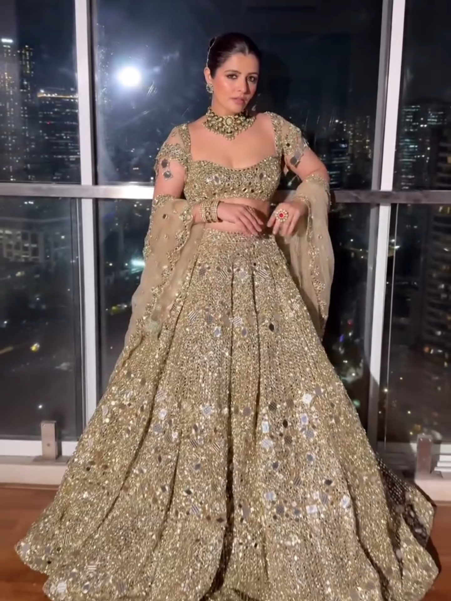 Radiate subtle glam this wedding season with this blingy mirror work lehenga by #swishbydolcyandsimran 😍 The peach hue is an apt choice for a sundowner or a day wedding this summer ♥️ Shop online at Azafashions.com or at Aza stores in Mumbai, Delhi, Hyderabad, Kolkata, Ahmedabad and Surat. WhatsApp +91 8291990059 or email contactus@azafashions.com for enquiries. We ship worldwide 🌎  Download Aza App Now 📱 Link in bio 🔗 #aza #azafashions #ethnicfashion #ethnicwearonline #bridalfashion #bridalstyle #indianweddings #indianethnic #indianbrides #shopnow #shoponline