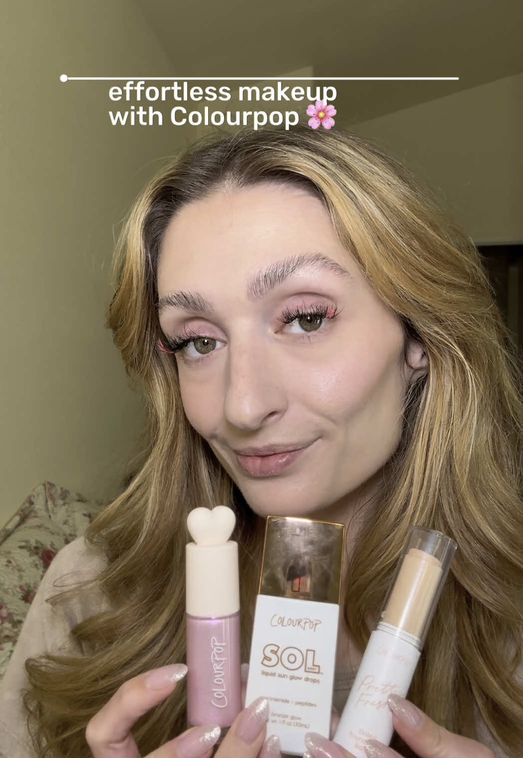 Effortless Makeup @ColourPop Cosmetics ✨🌸💜 #effortlessmakeup #colourpopcosmetics #skintint #bronzingdrops #liquidhighlighter #cppartner #CPGlowUpSZN 